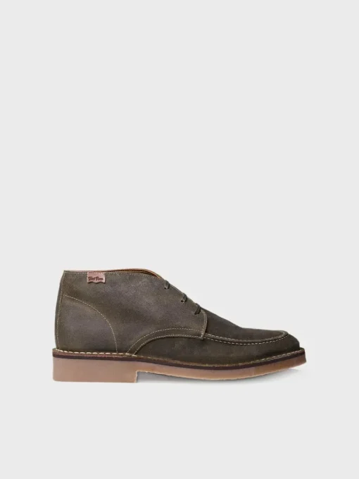 Toni Pons JAMES-SW - Men's Ankle boot in Suede GREEN Fashion