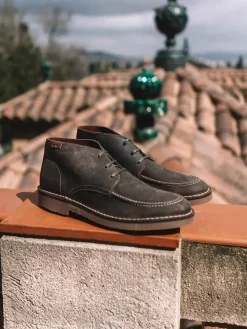 Toni Pons JAMES-SW - Men's Ankle boot in Suede GREEN Fashion