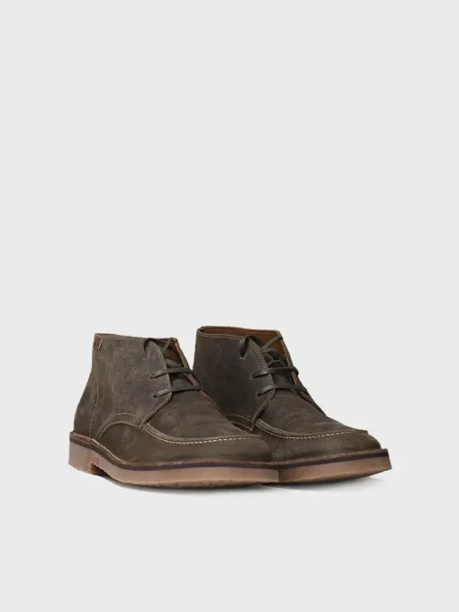 Toni Pons JAMES-SW - Men's Ankle boot in Suede GREEN Fashion