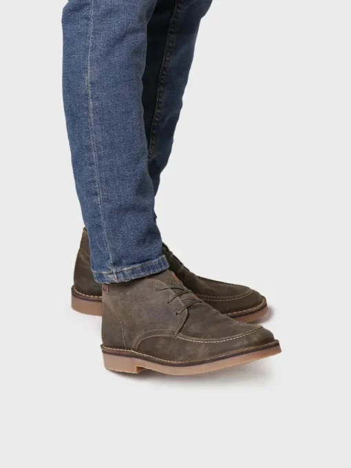 Toni Pons JAMES-SW - Men's Ankle boot in Suede GREEN Fashion