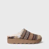 Toni Pons JOYCE-YA - Women's slipper with ethnic motifs BROWN Hot