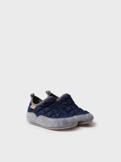 Toni Pons LIOR-UM - Children's Slippers in felt and Padded fabric BLUE Fashion