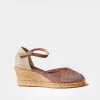 Toni Pons LLORET-5 - Women's closed leather espadrilles TAUPE Discount