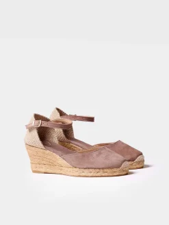 Toni Pons LLORET-5 - Women's closed leather espadrilles TAUPE Discount