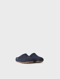 Toni Pons LOGAN-FR - Recycled felt slippers for children BLUE Clearance