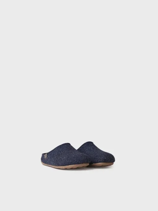 Toni Pons LOGAN-FR - Recycled felt slippers for children BLUE Clearance