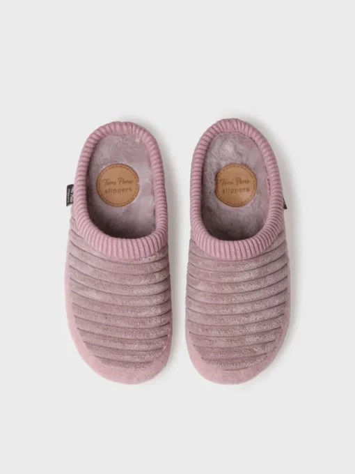 Toni Pons MALU-OD - Women's clog-style slipper in felt and synthetic fur WHITE Online