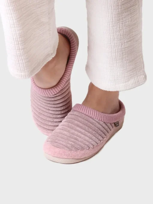 Toni Pons MALU-OD - Women's clog-style slipper in felt and synthetic fur WHITE Online