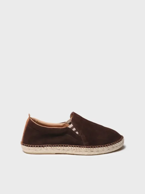Toni Pons MARTI - Split leather espadrilles for men BROWN Best