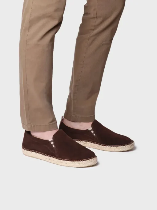 Toni Pons MARTI - Split leather espadrilles for men BROWN Best