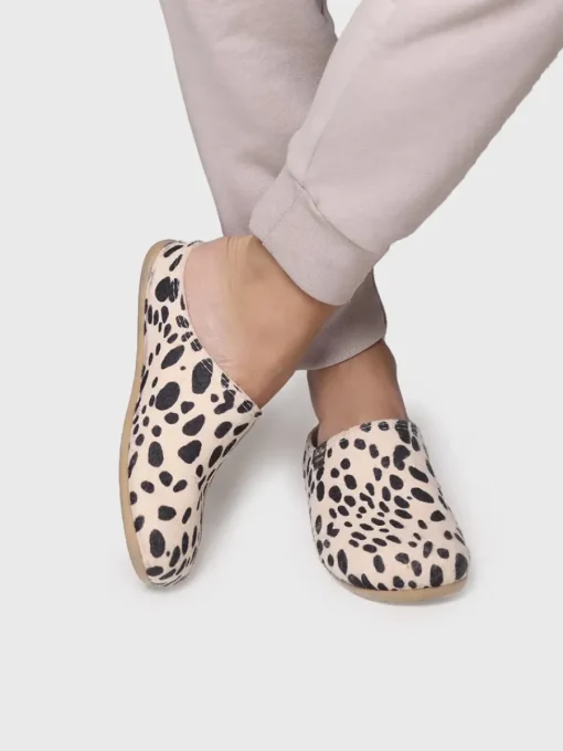 Toni Pons MAUI-NM - felt clog-type slipper for women with polka dots MULTI Fashion