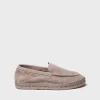 Toni Pons MAX - Closed men's espadrille in suede with jute sole GRAY Clearance