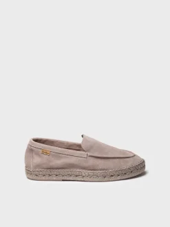 Toni Pons MAX - Closed men's espadrille in suede with jute sole GRAY Clearance