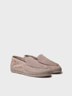 Toni Pons MAX - Closed men's espadrille in suede with jute sole GRAY Clearance