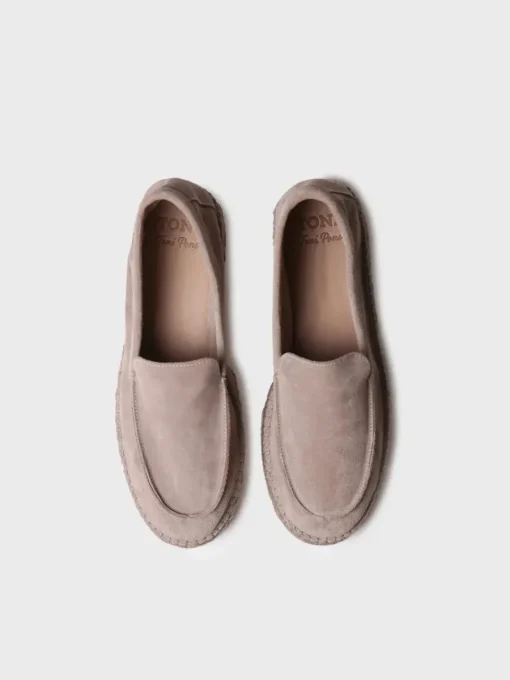 Toni Pons MAX - Closed men's espadrille in suede with jute sole GRAY Clearance