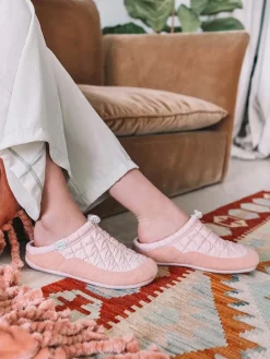 Toni Pons MEL-UM - Women's slippers in padded fabric and felt PINK Outlet