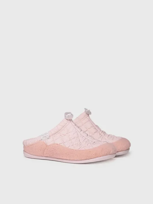 Toni Pons MEL-UM - Women's slippers in padded fabric and felt PINK Outlet