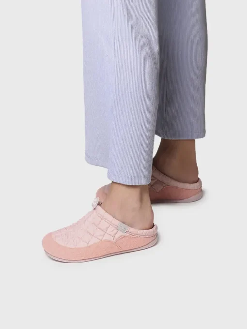 Toni Pons MEL-UM - Women's slippers in padded fabric and felt PINK Outlet