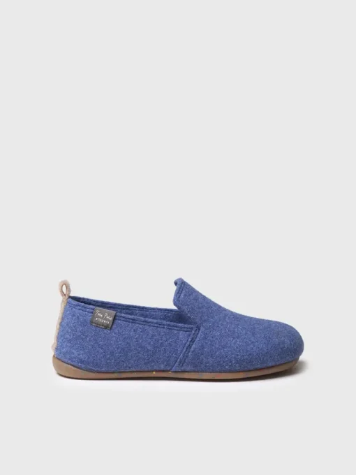Toni Pons MELVA-FR - Women's slipper in recycled felt BLUE Hot