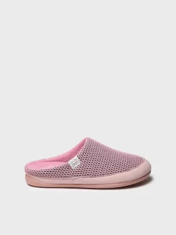 Toni Pons MINA-GC - Women's clog-type house slipper in mesh-like fabric PINK Hot