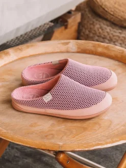 Toni Pons MINA-GC - Women's clog-type house slipper in mesh-like fabric PINK Hot