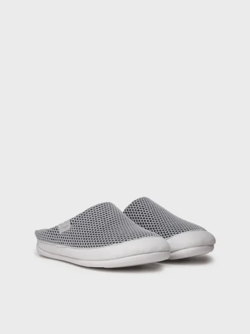 Toni Pons MINA-GC - Women's clog-type house slipper in mesh-like fabric STONE Best