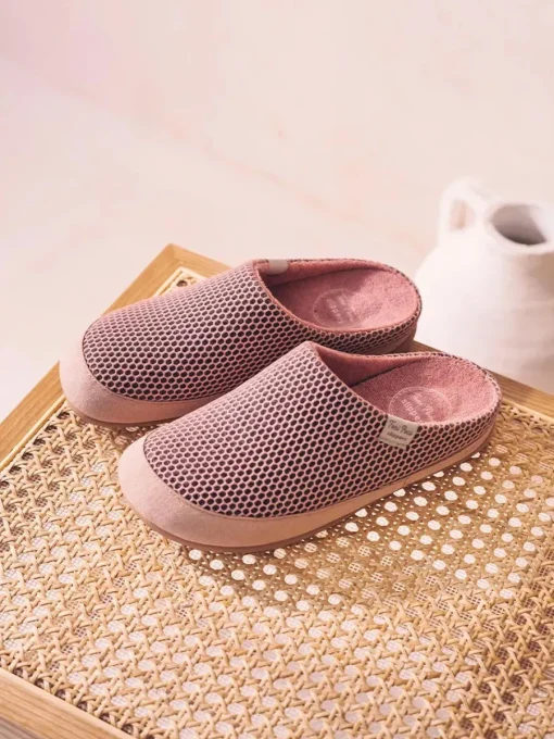 Toni Pons MINA-GC - Women's clog-type house slipper in mesh-like fabric PINK Hot