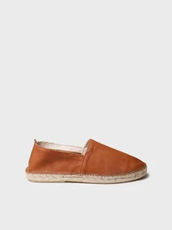 Toni Pons MINO - Closed men's espadrille in leather with jute sole CAMEL Online