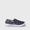 Toni Pons MINSK-TK - Women's navy padded fabric slipper BLUE Discount