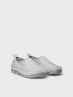 Toni Pons MINSK-TK - Women's navy blue padded fabric slipper GRAY Outlet