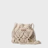 Toni Pons MIREIA - Macramé bucket bag WHITE Outlet