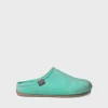 Toni Pons MONA-FR - Women's clog-style shoe made from recycled felt GREEN Sale
