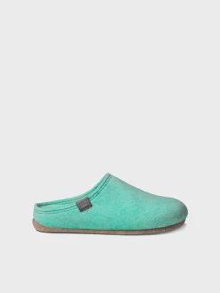 Toni Pons MONA-FR - Women's clog-style shoe made from recycled felt GREEN Sale