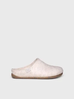 Toni Pons MONA-FR - Women's clog-style shoe made from recycled felt WHITE Hot