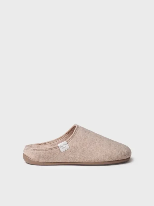 Toni Pons MONA-FR - Women's clog-style shoe made from recycled felt BROWN Best