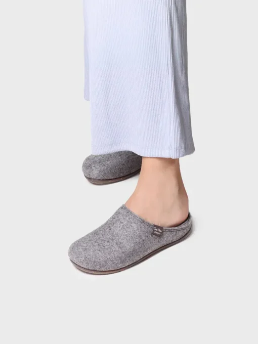 Toni Pons MONA-FR - Women's clog-style shoe made from recycled felt GRAY Sale