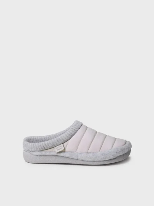Toni Pons MORA-TK - Women's clog-style slipper in padded fabric and felt GRAY Discount