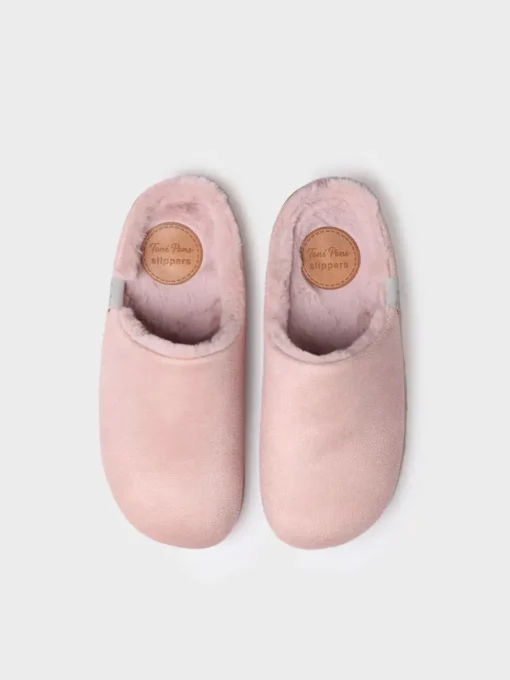 Toni Pons MOSUL-BD - Women's house slipper made of fabric BROWN Discount