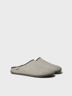 Toni Pons NASH-JO - Men's clog-type slipper in mesh-like fabric KHAKI Best