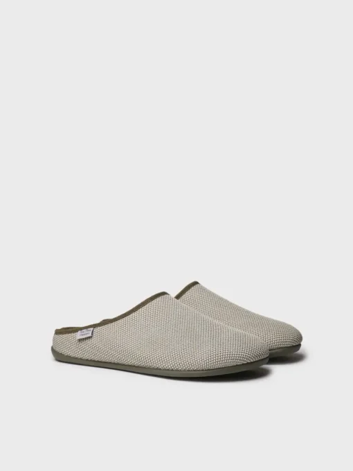 Toni Pons NASH-JO - Men's clog-type slipper in mesh-like fabric KHAKI Best