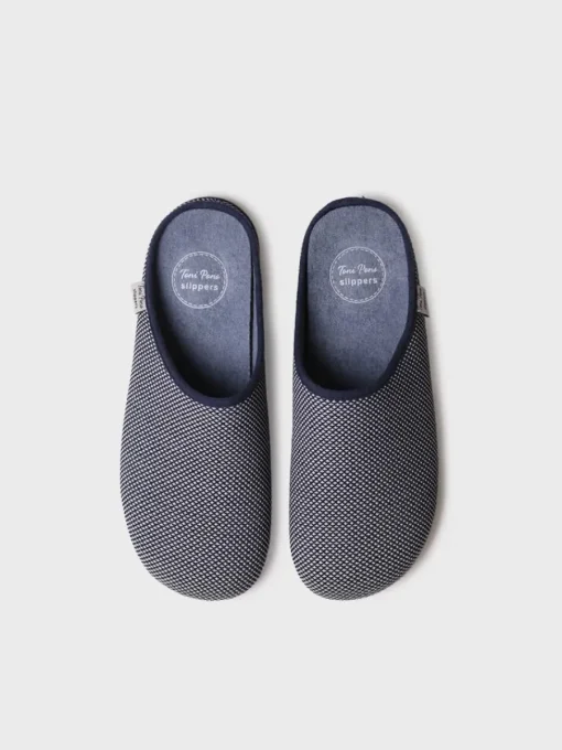 Toni Pons NASH-JO - Men's clog-type slipper in mesh-like fabric NAVY Discount