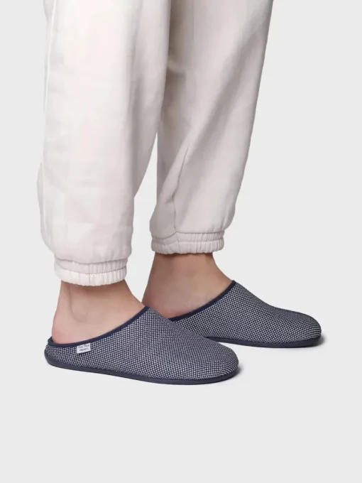 Toni Pons NASH-JO - Men's clog-type slipper in mesh-like fabric NAVY Discount