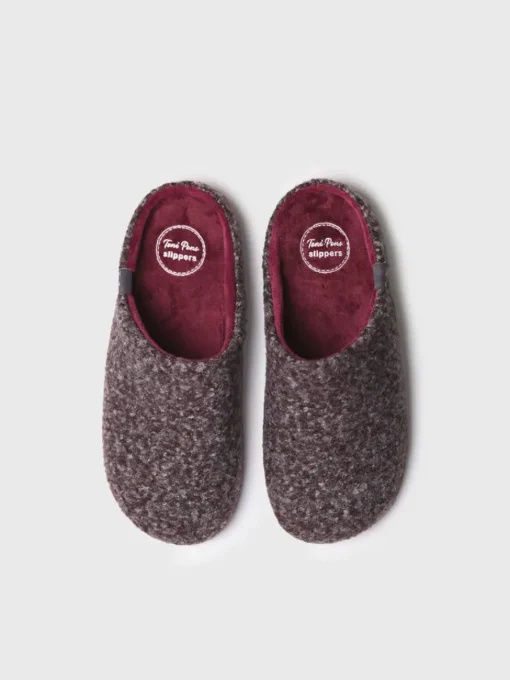 Toni Pons NAUEL-CW - Men's clog-style slipper RED New