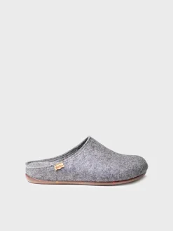 Toni Pons NEO-FR - Men's house slipper made from recycled felt GRAY Discount