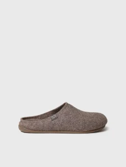 Toni Pons NEO-FR - Men's house slipper made from recycled felt BROWN Clearance