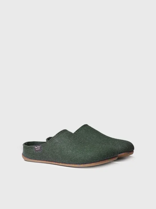 Toni Pons NEO-FR - Men's house slipper made from recycled felt GREEN Clearance