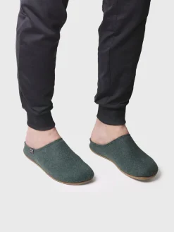 Toni Pons NEO-FR - Men's house slipper made from recycled felt GREEN Clearance
