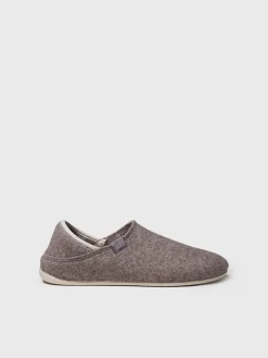Toni Pons NEPAL-FR - Men's Closed Slipper in Recycled felt BROWN Outlet