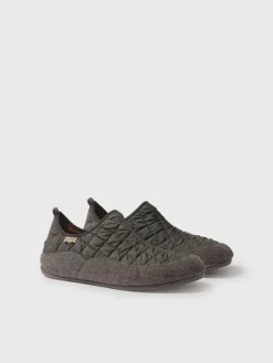 Toni Pons NIL-UM - Men's slippers in felt and padded fabric GREEN New