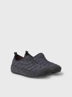 Toni Pons NIL-UM - Men's slippers in felt and padded fabric GRAY Fashion